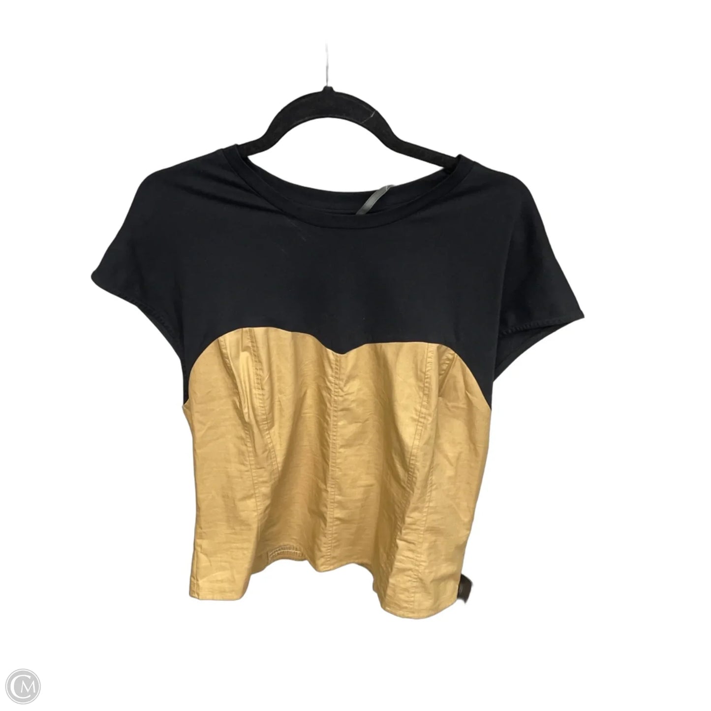 Top Sleeveless By Anthropologie In Black & Tan, Size: Xl