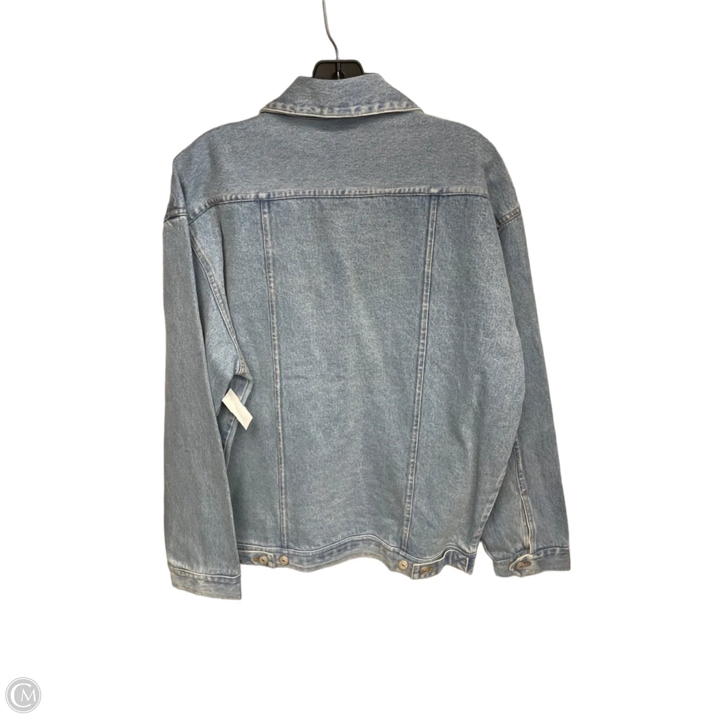 Jacket Denim By Clothes Mentor In Blue Denim, Size: M