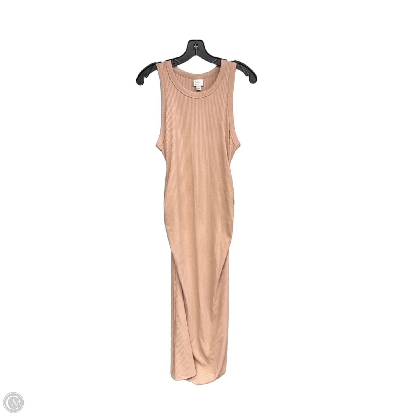 Dress Casual Maxi By A New Day In Tan, Size: L