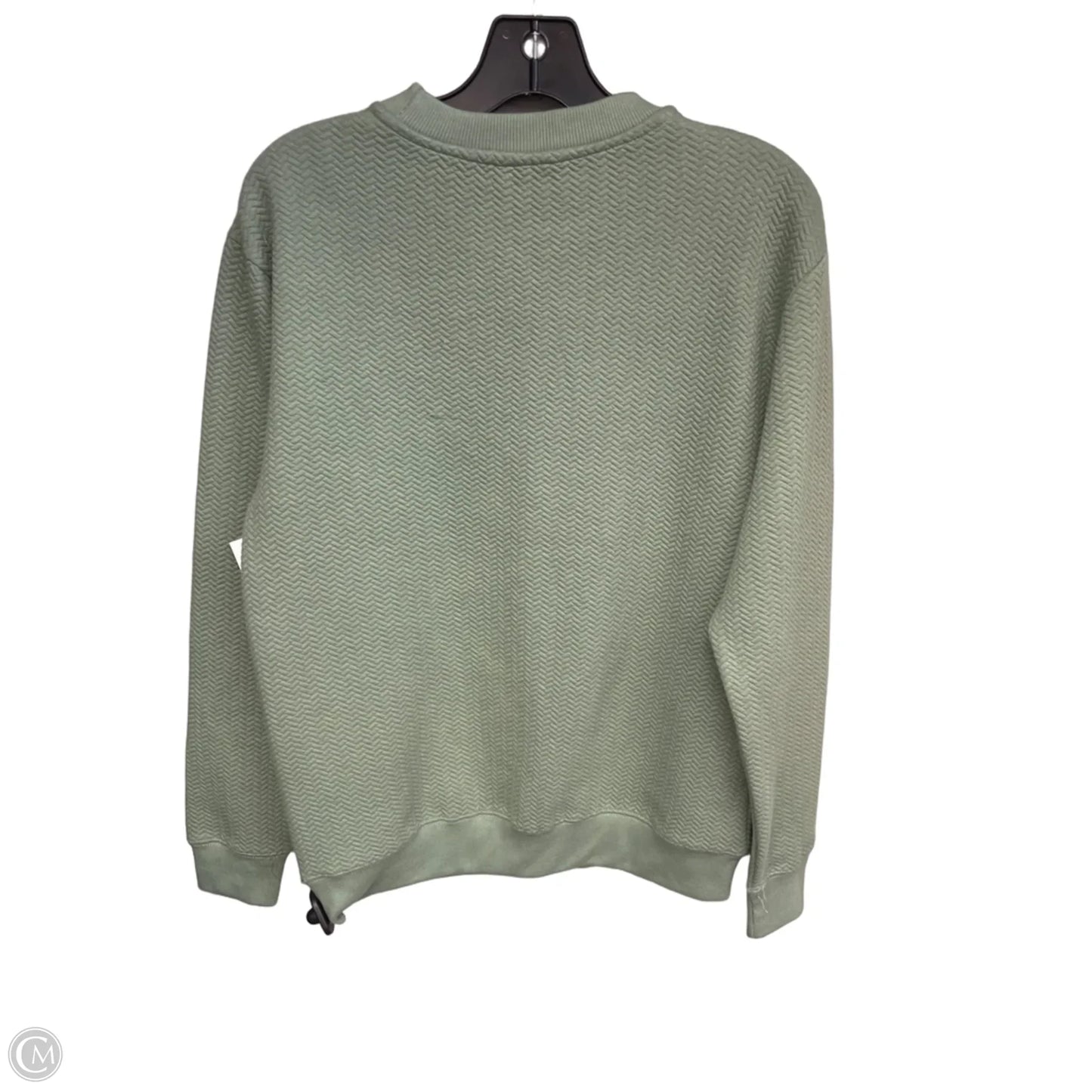 Sweatshirt Crewneck By Clothes Mentor In Green, Size: S
