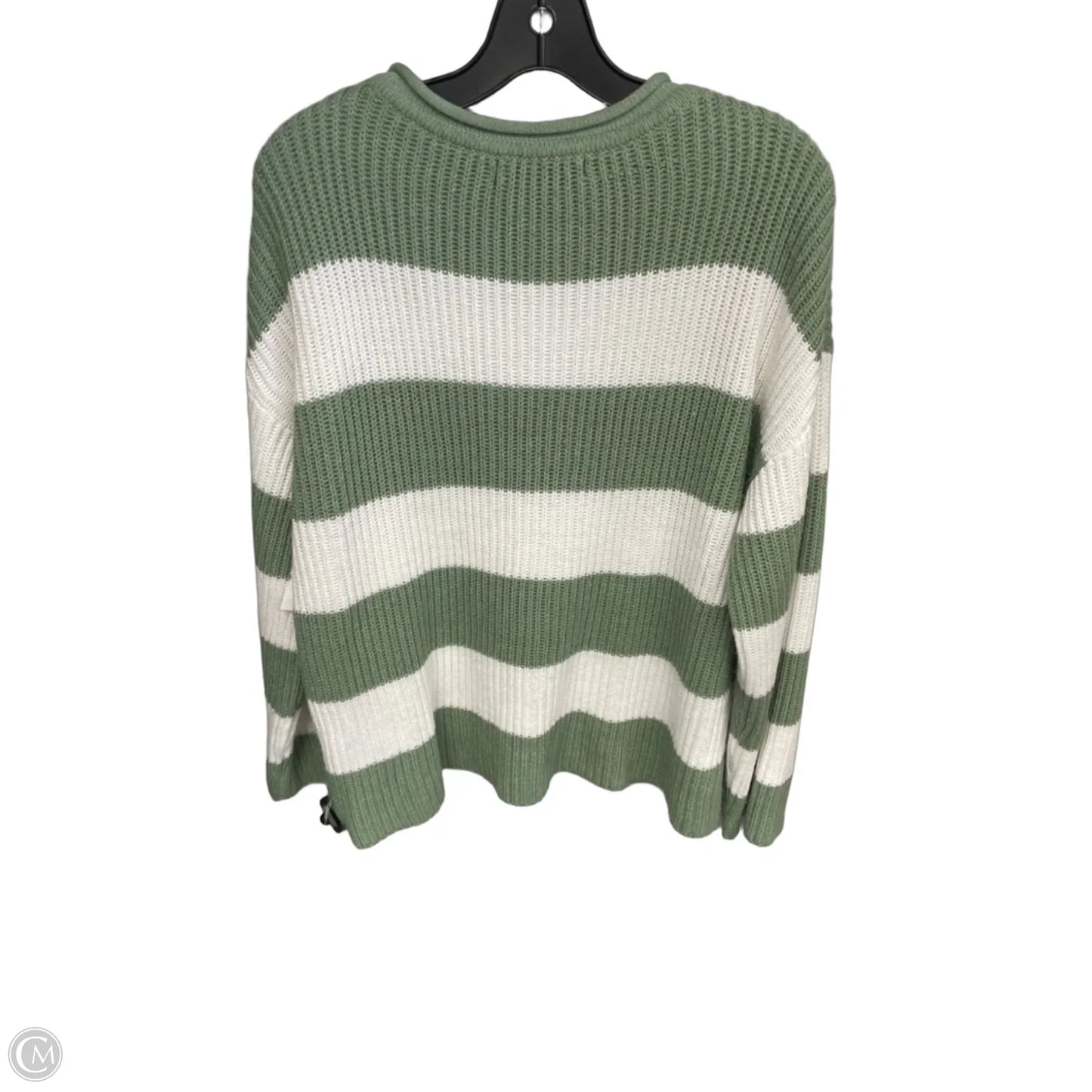 Sweater By Zesica In Green & White, Size: S