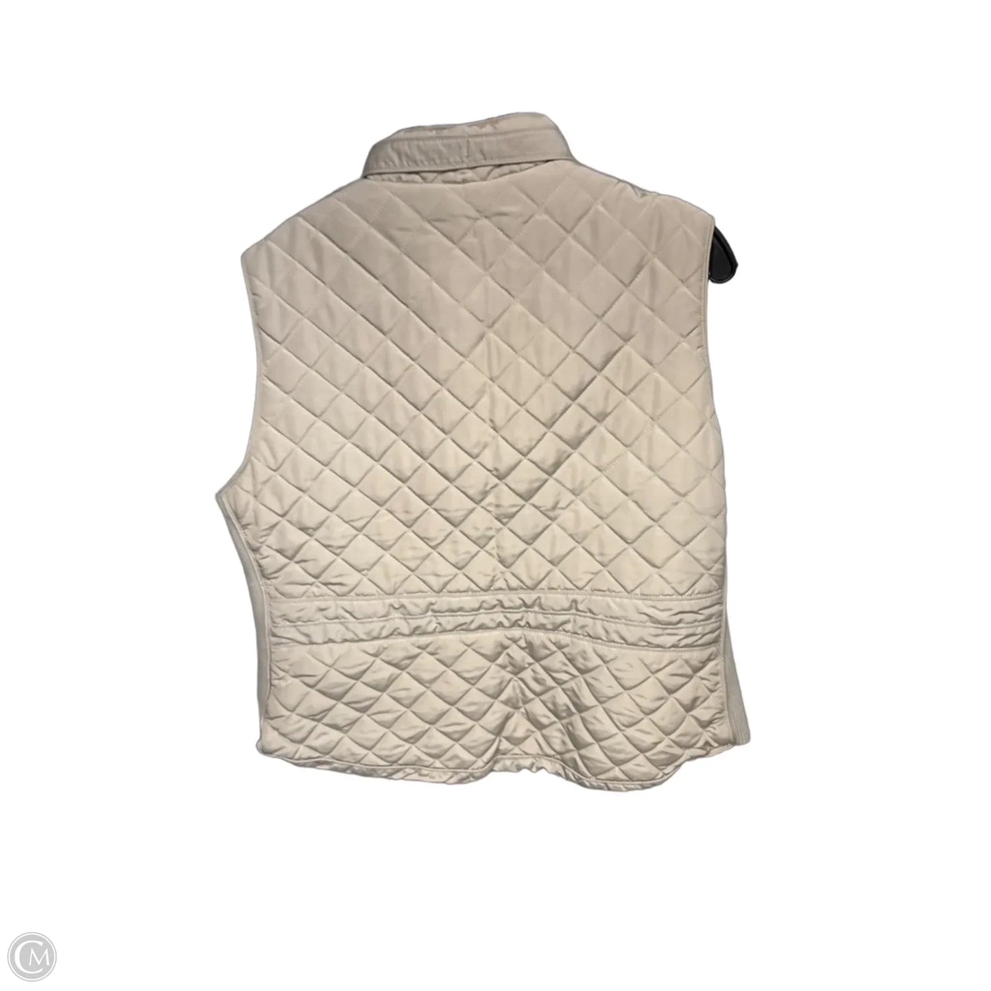 Vest Puffer & Quilted By Cb Studio In Beige, Size: Xl