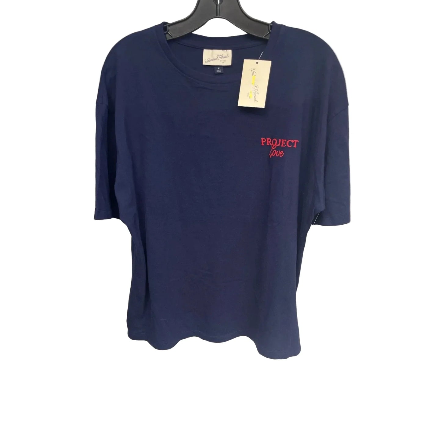 Top Short Sleeve Basic By Universal Thread In Blue & Red, Size: M
