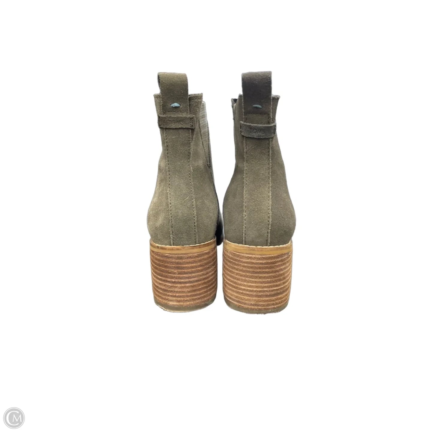 Boots Ankle Heels By Toms In Grey, Size: 7.5