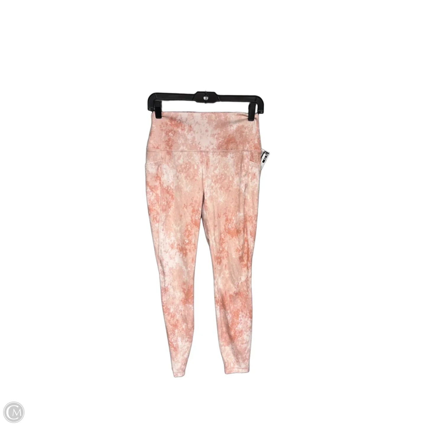 Athletic Leggings By Rbx In Orange, Size: M