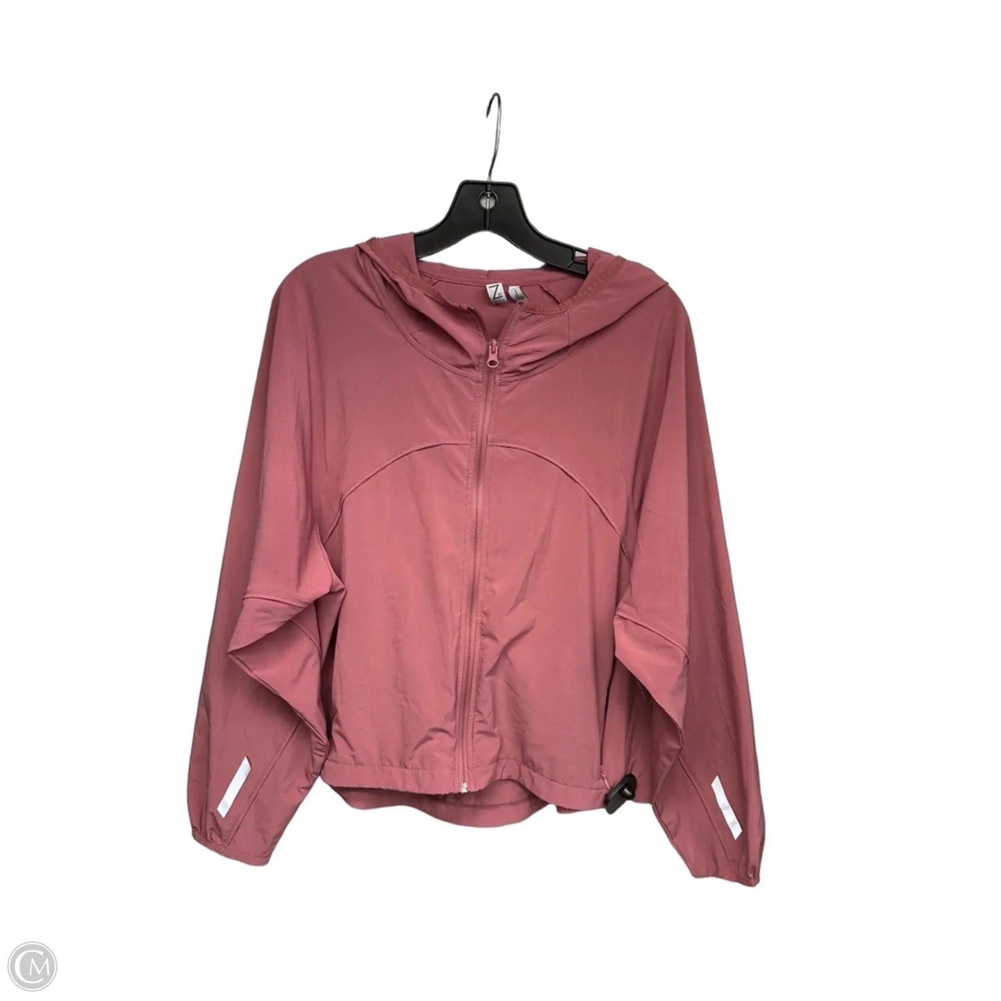 Athletic Jacket By Zella In Pink, Size: L