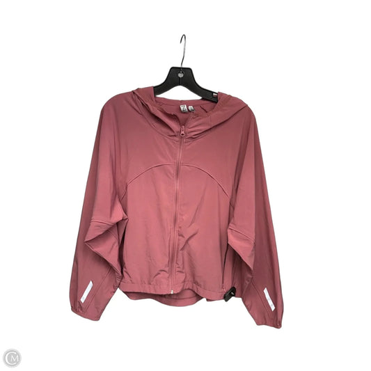 Athletic Jacket By Zella In Pink, Size: L