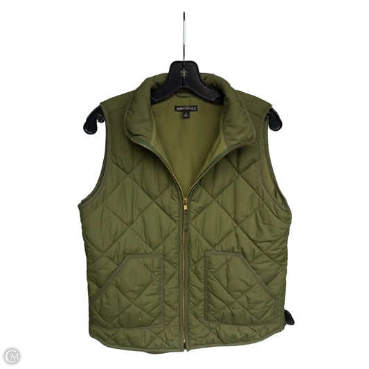Vest Puffer & Quilted By J. Crew In Green, Size: S