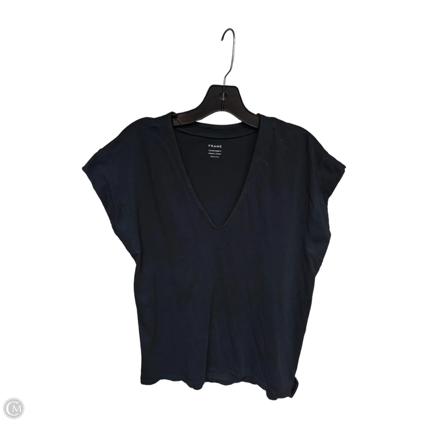 Top Sleeveless Basic By Frame In Blue, Size: M