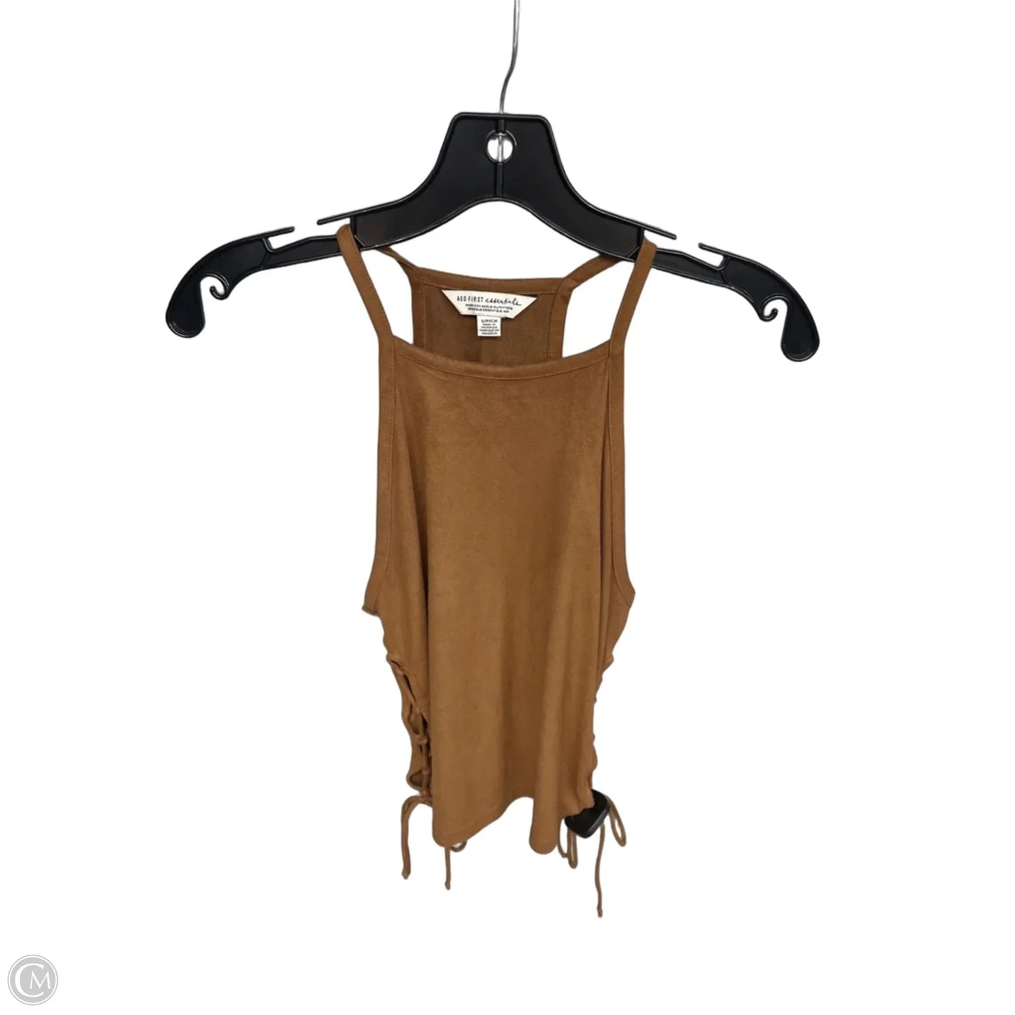 Top Sleeveless By American Eagle In Brown, Size: S