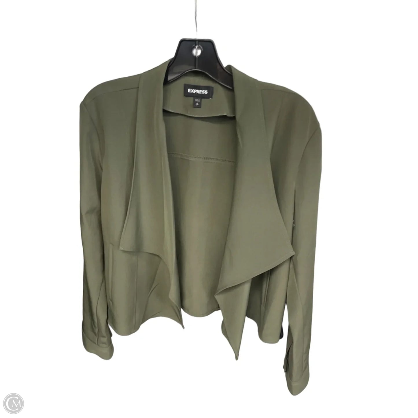 Jacket Other By Express In Green, Size: S