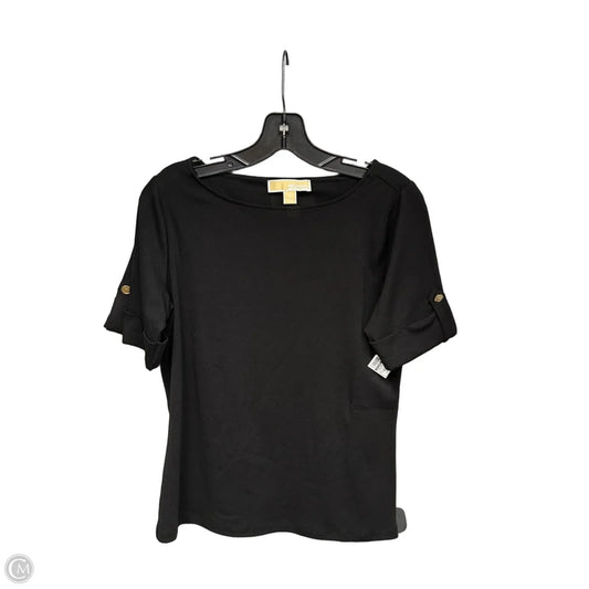 Top Short Sleeve By Michael By Michael Kors In Black, Size: M