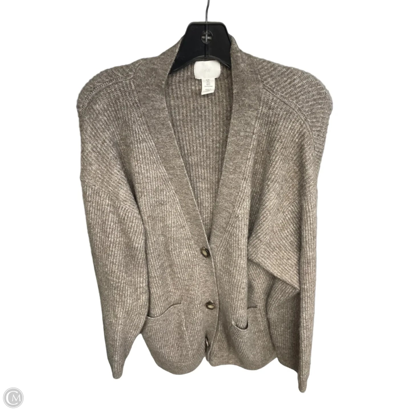 Cardigan By H&m In Brown, Size: L