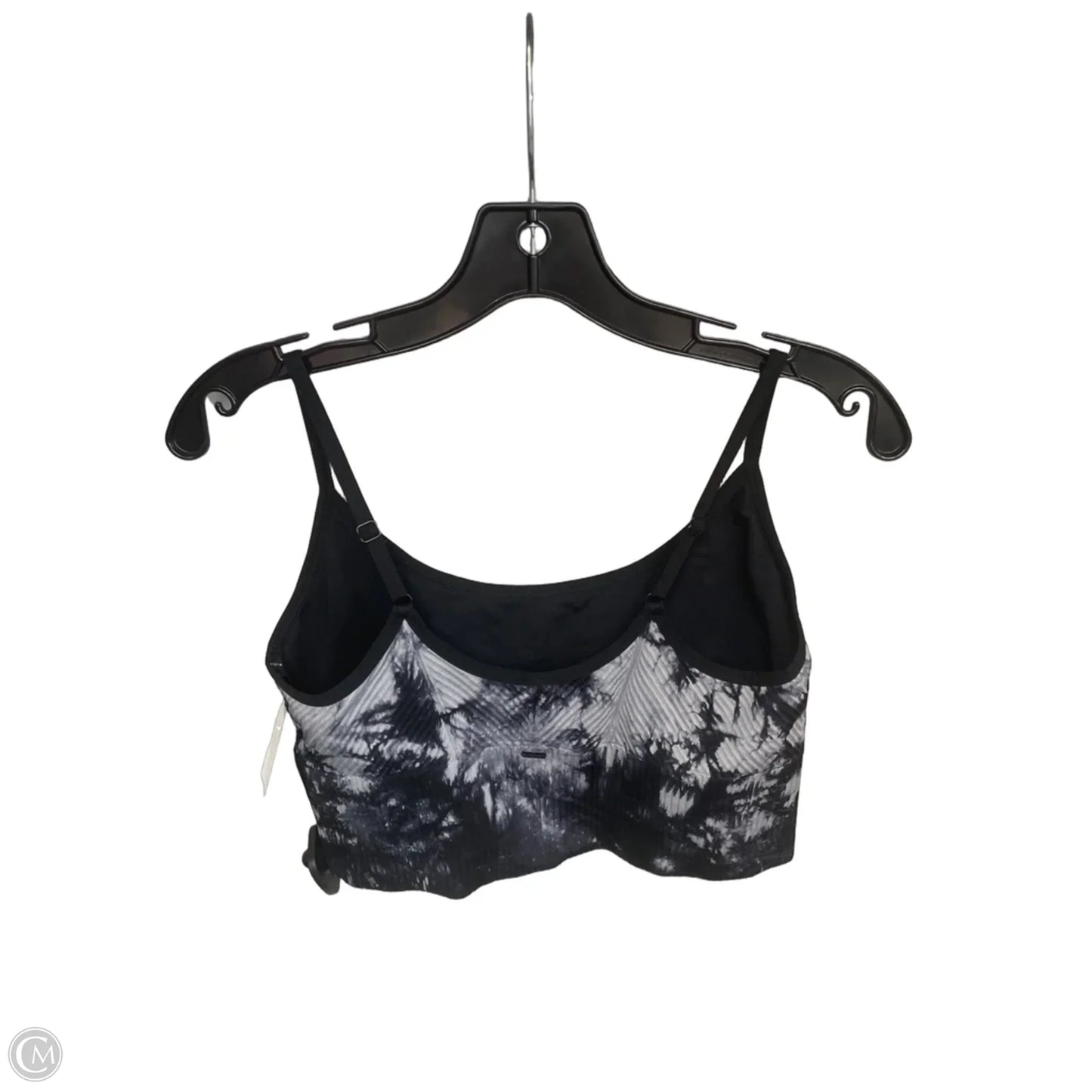 Athletic Bra By Pink In Black & Grey, Size: 0