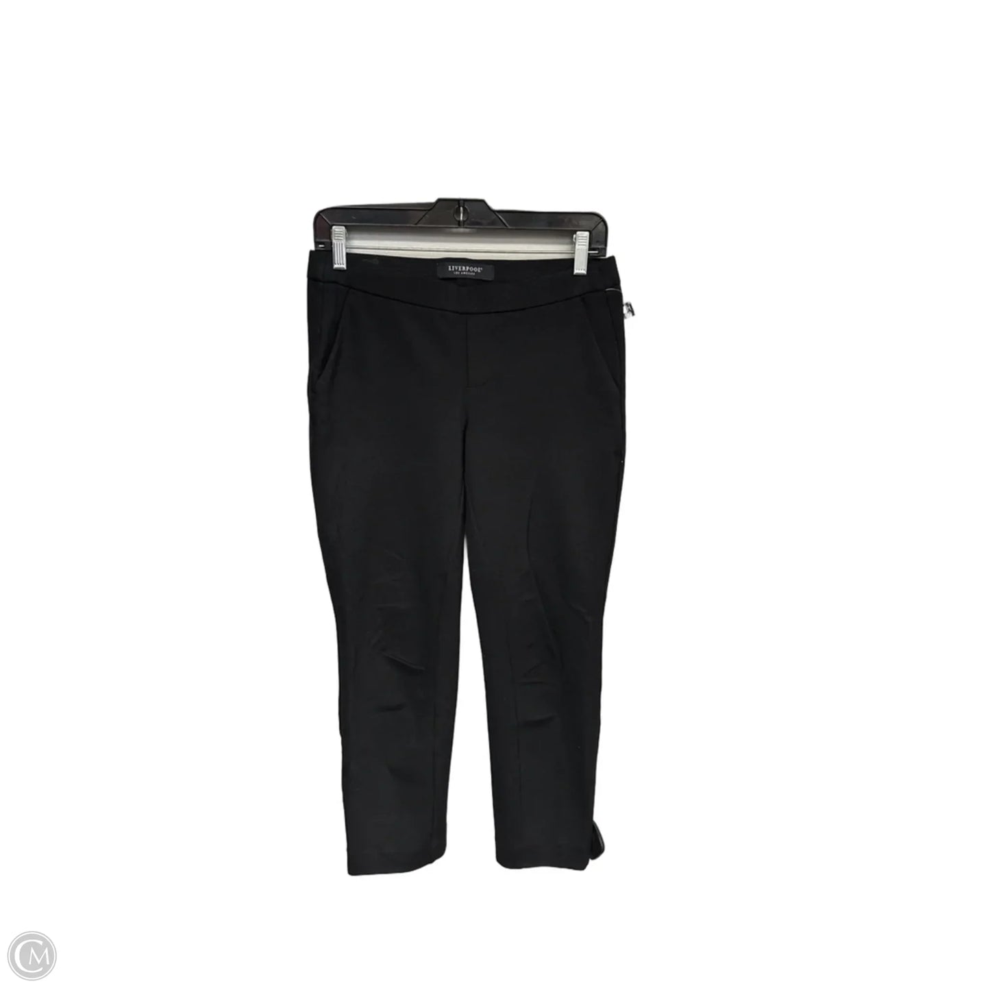 Pants Cropped By Liverpool In Black, Size: 2p