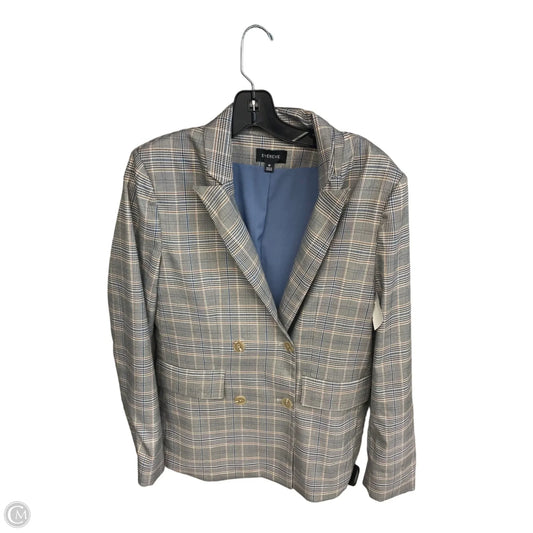 Blazer By Evereve In Blue & Brown, Size: M