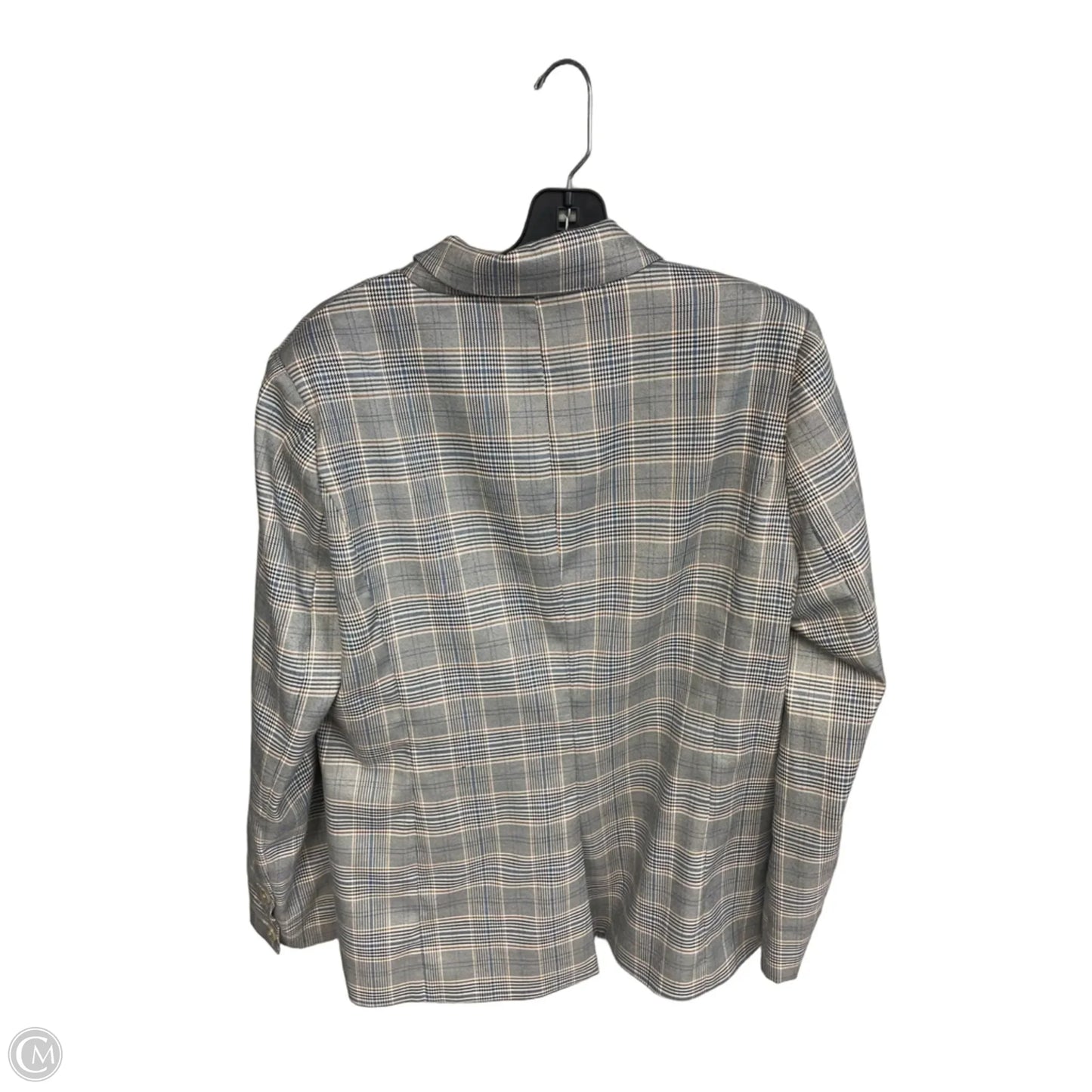 Blazer By Evereve In Blue & Brown, Size: M