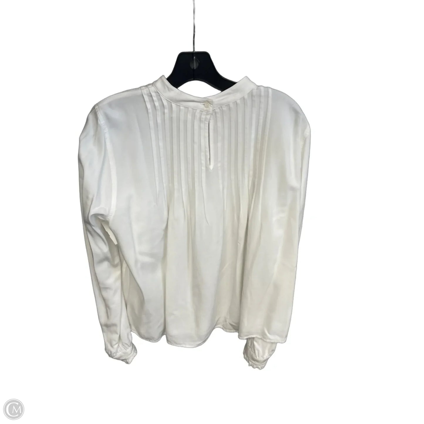 Top Long Sleeve By Cloth & Stone In White, Size: M