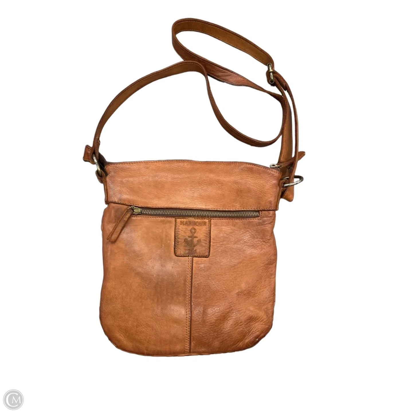 Crossbody Leather By Clothes Mentor, Size: Small