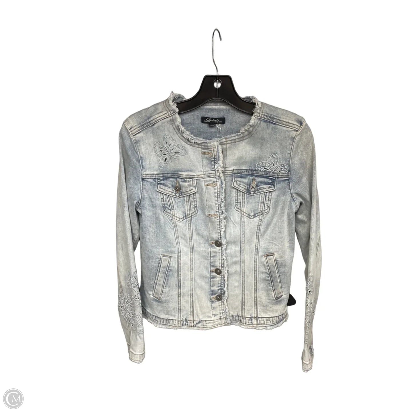 Jacket Denim By Charlie B In Blue Denim, Size: Xs
