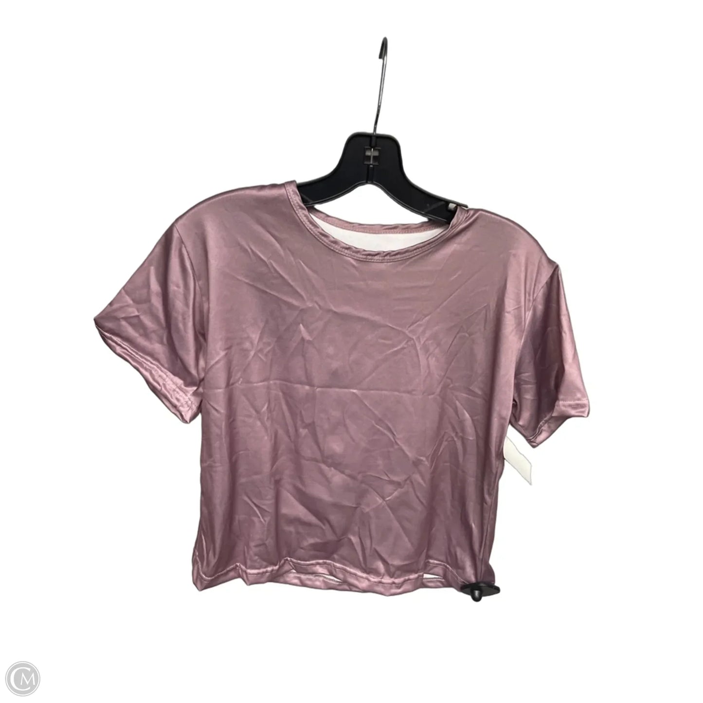 Top Short Sleeve Basic By Clothes Mentor In Purple, Size: L