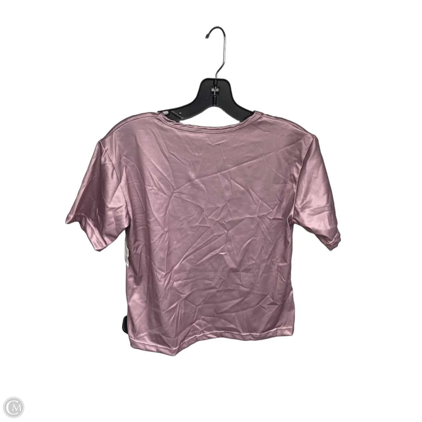 Top Short Sleeve Basic By Clothes Mentor In Purple, Size: L