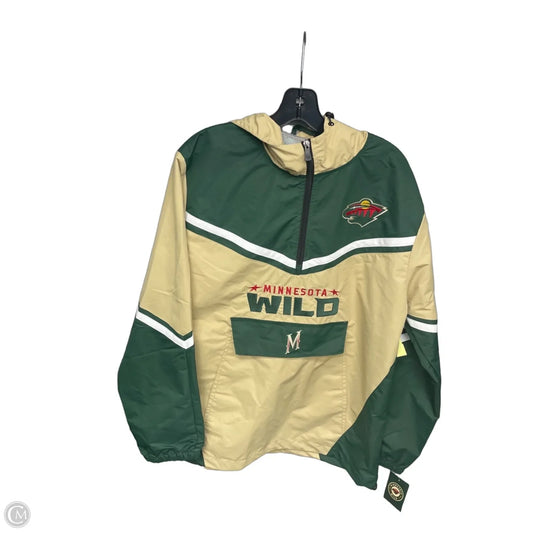 Athletic Jacket By Clothes Mentor In Green, Size: M