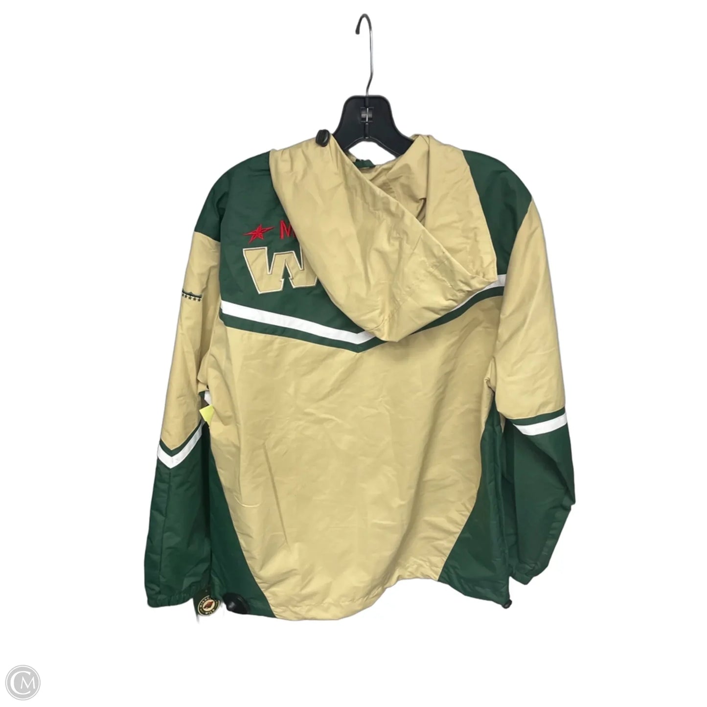 Athletic Jacket By Clothes Mentor In Green, Size: M