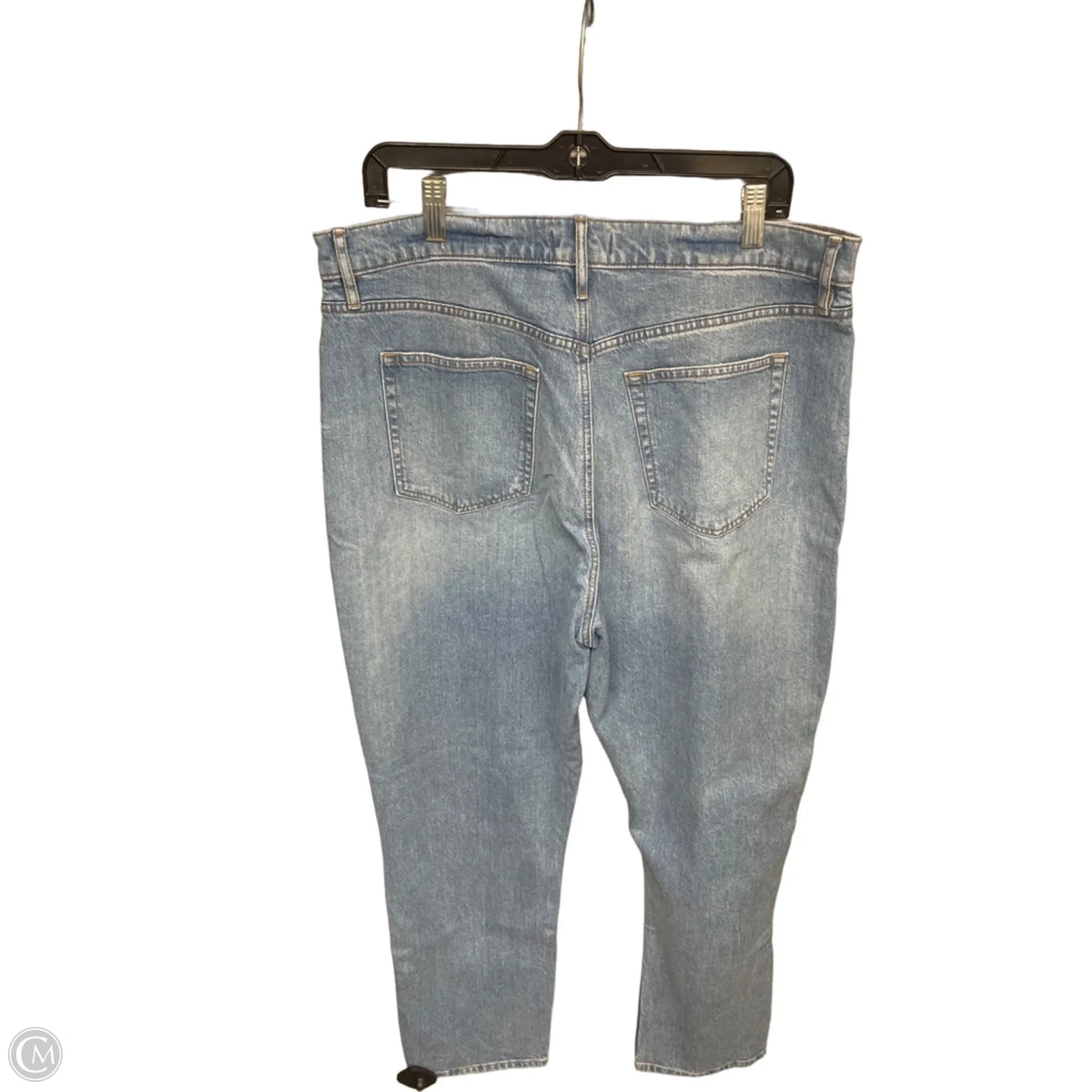 Jeans Boyfriend By Loft In Blue Denim, Size: 14