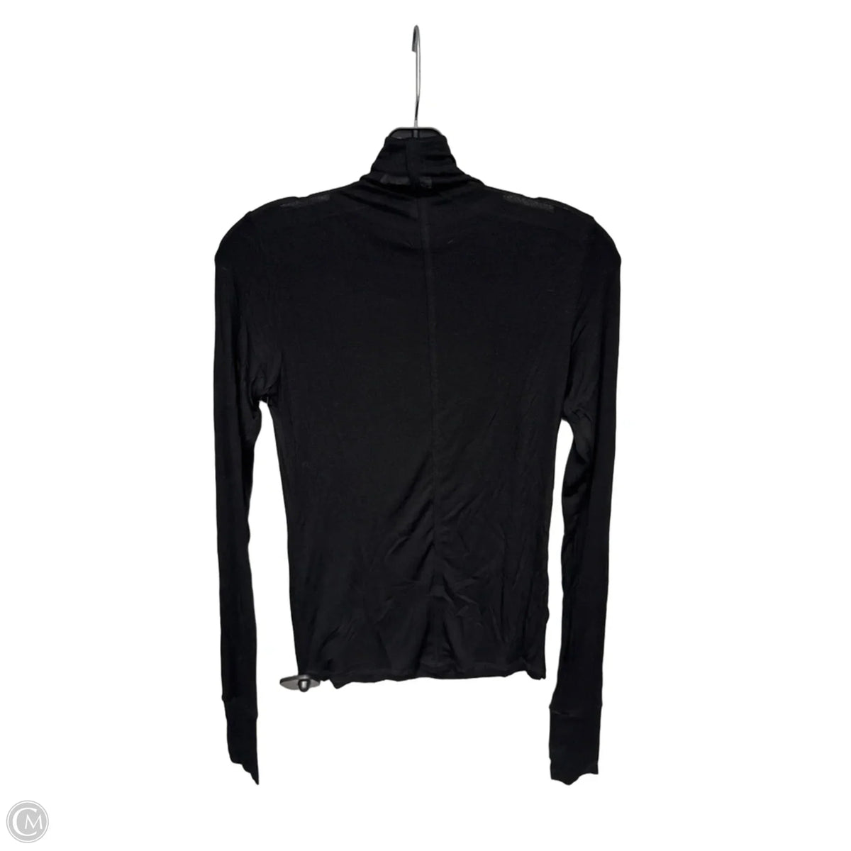 Top Long Sleeve By Clothes Mentor In Black, Size: M