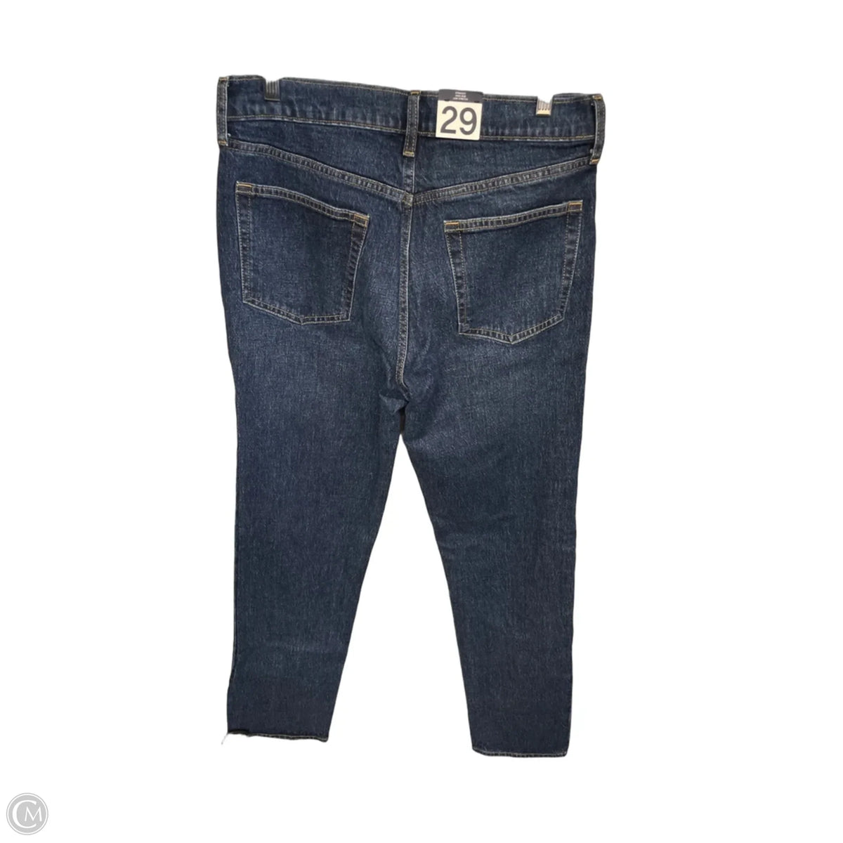 Jeans Straight By Gap In Blue Denim, Size: 8l
