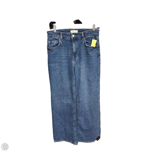 Jeans Boot Cut By H&m In Blue Denim, Size: 6