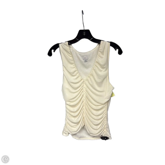 Top Sleeveless By A New Day In Yellow, Size: M