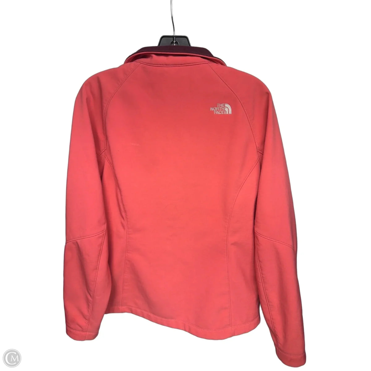 Athletic Jacket By The North Face In Coral, Size: L