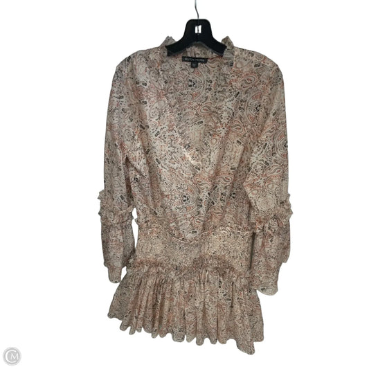 Dress Casual Short By Boston Proper In Tan, Size: L