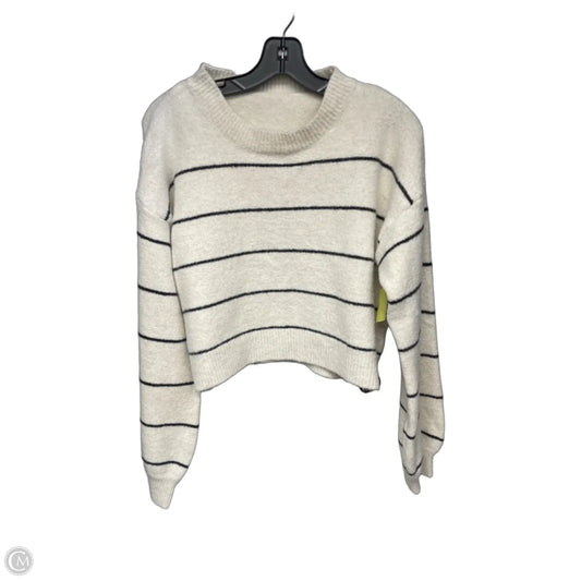 Sweater By Clothes Mentor In Cream, Size: L