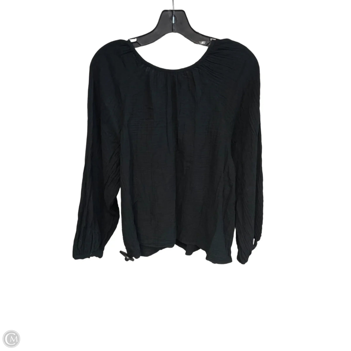 Top Long Sleeve By Universal Thread In Black, Size: M