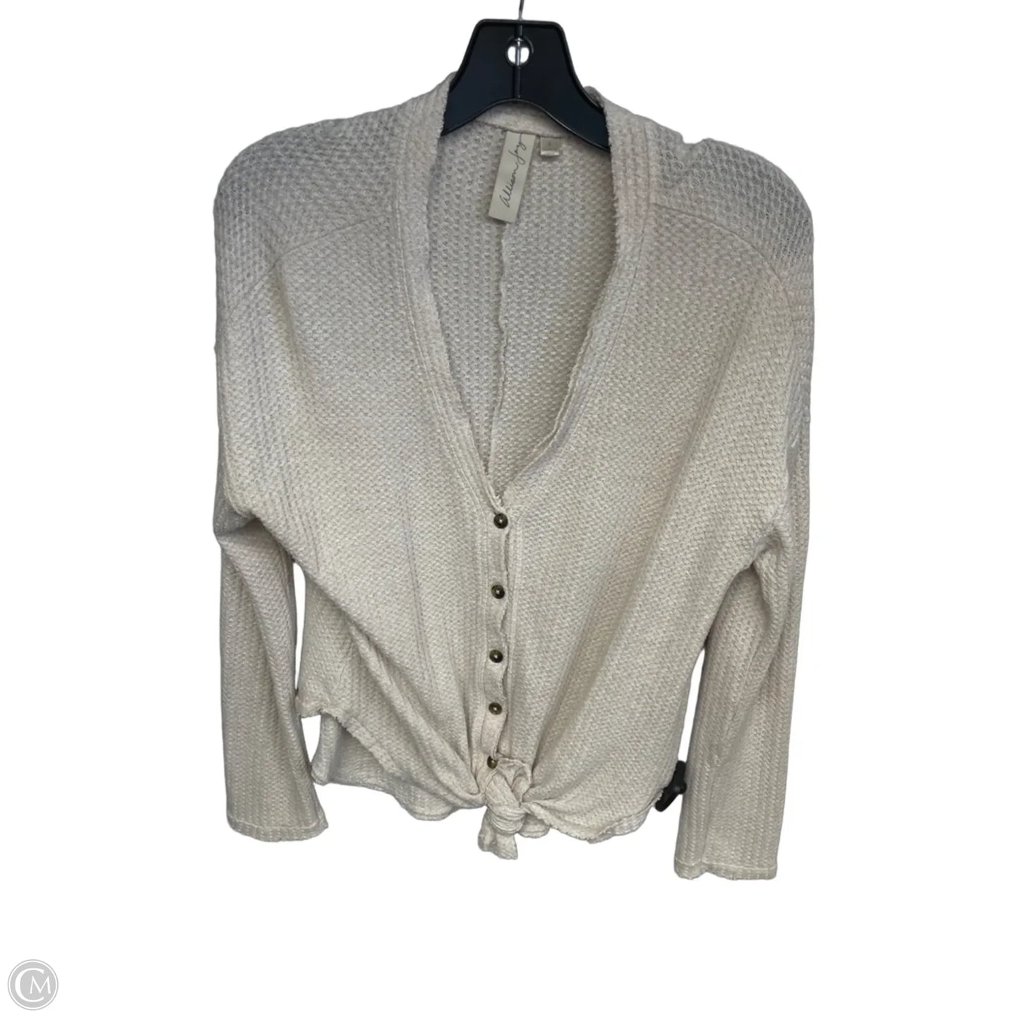 Top Long Sleeve By Allison Joy In Beige, Size: S