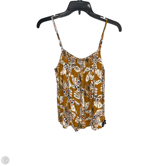 Top Sleeveless By Evereve In Floral Print, Size: Xs