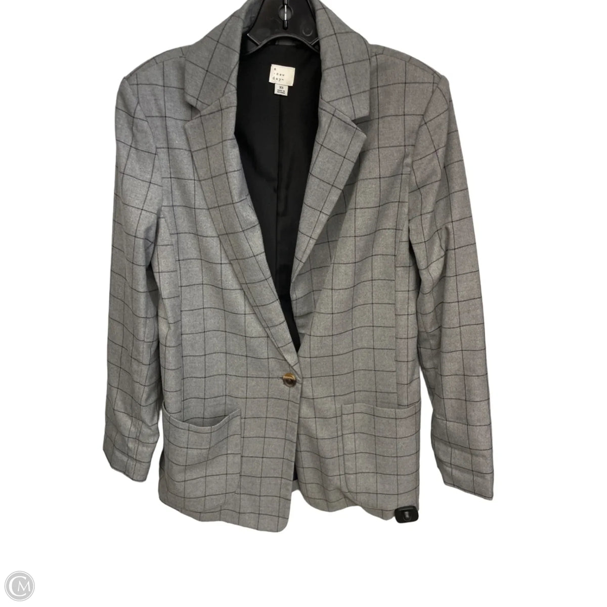 Blazer By A New Day In Grey, Size: Xs