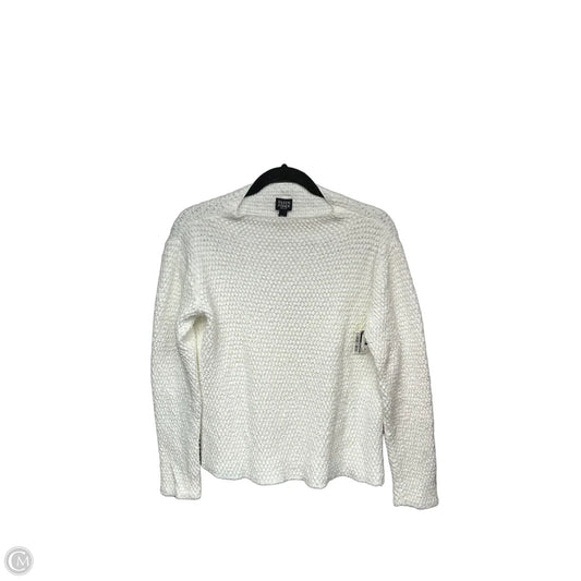 Sweater By Eileen Fisher In White, Size: Mp
