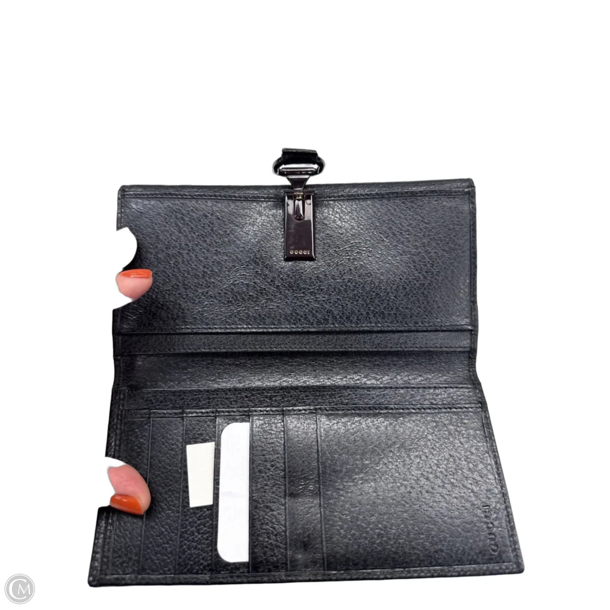 Wallet Luxury Designer By Gucci, Size: Medium