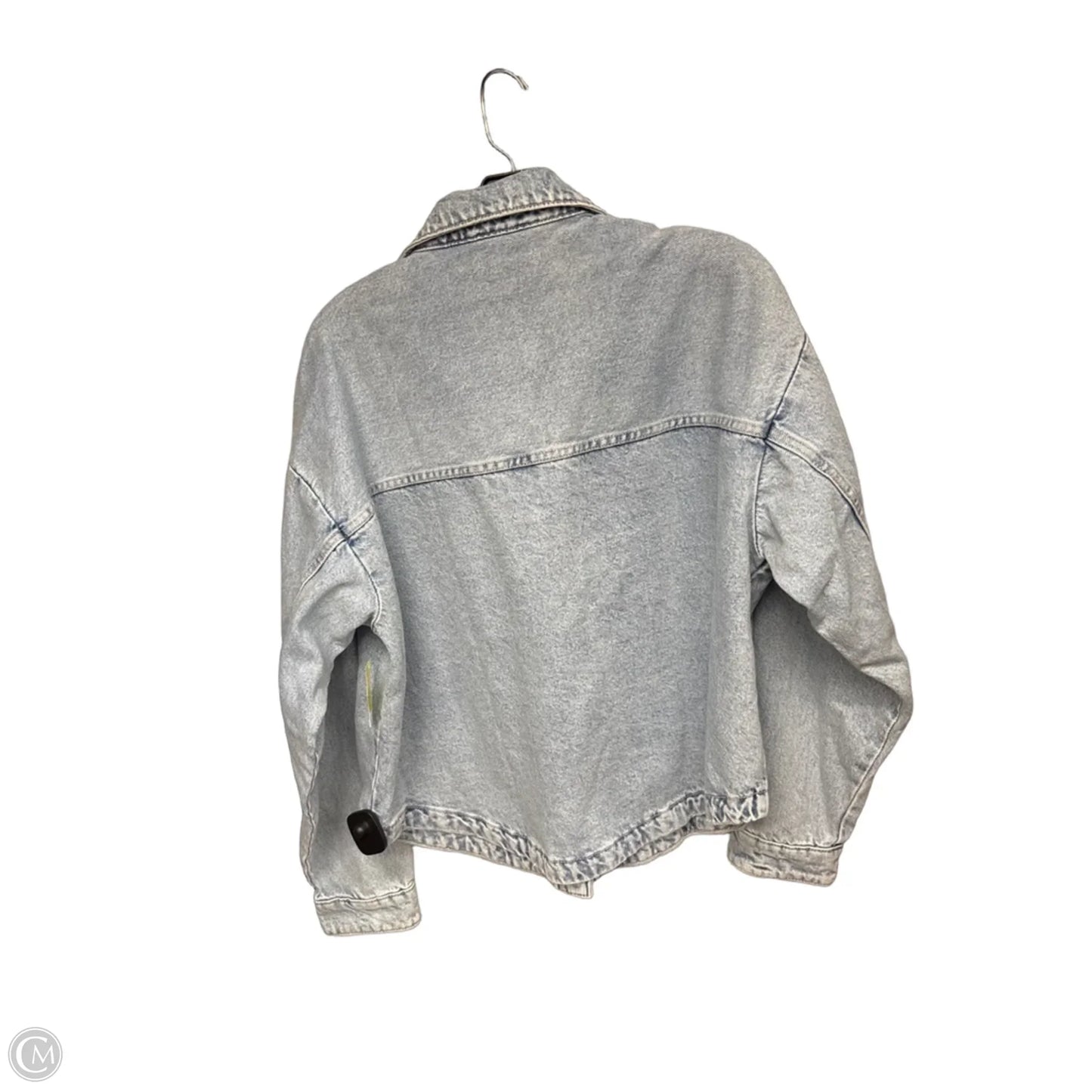 Jacket Denim By Zara In Blue Denim, Size: M