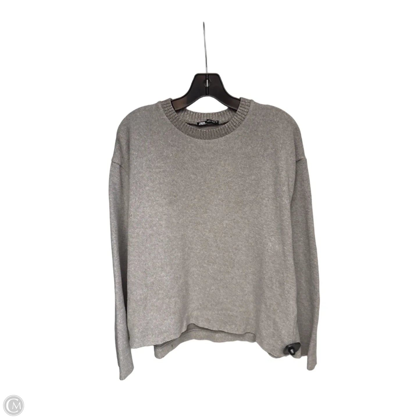 Sweater By Zara In Grey, Size: L