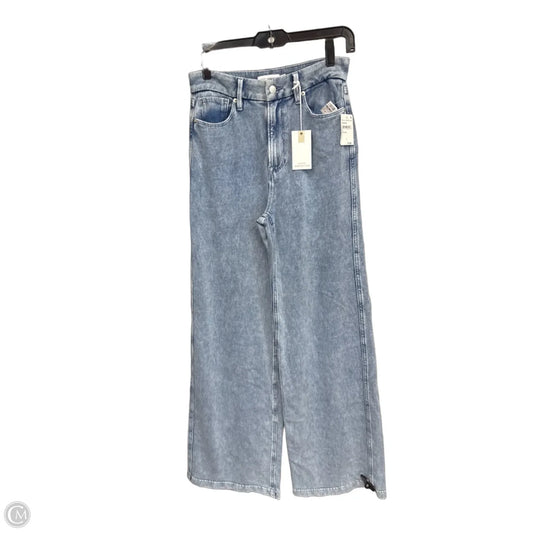 Jeans Wide Leg By Good American In Blue Denim, Size: 6