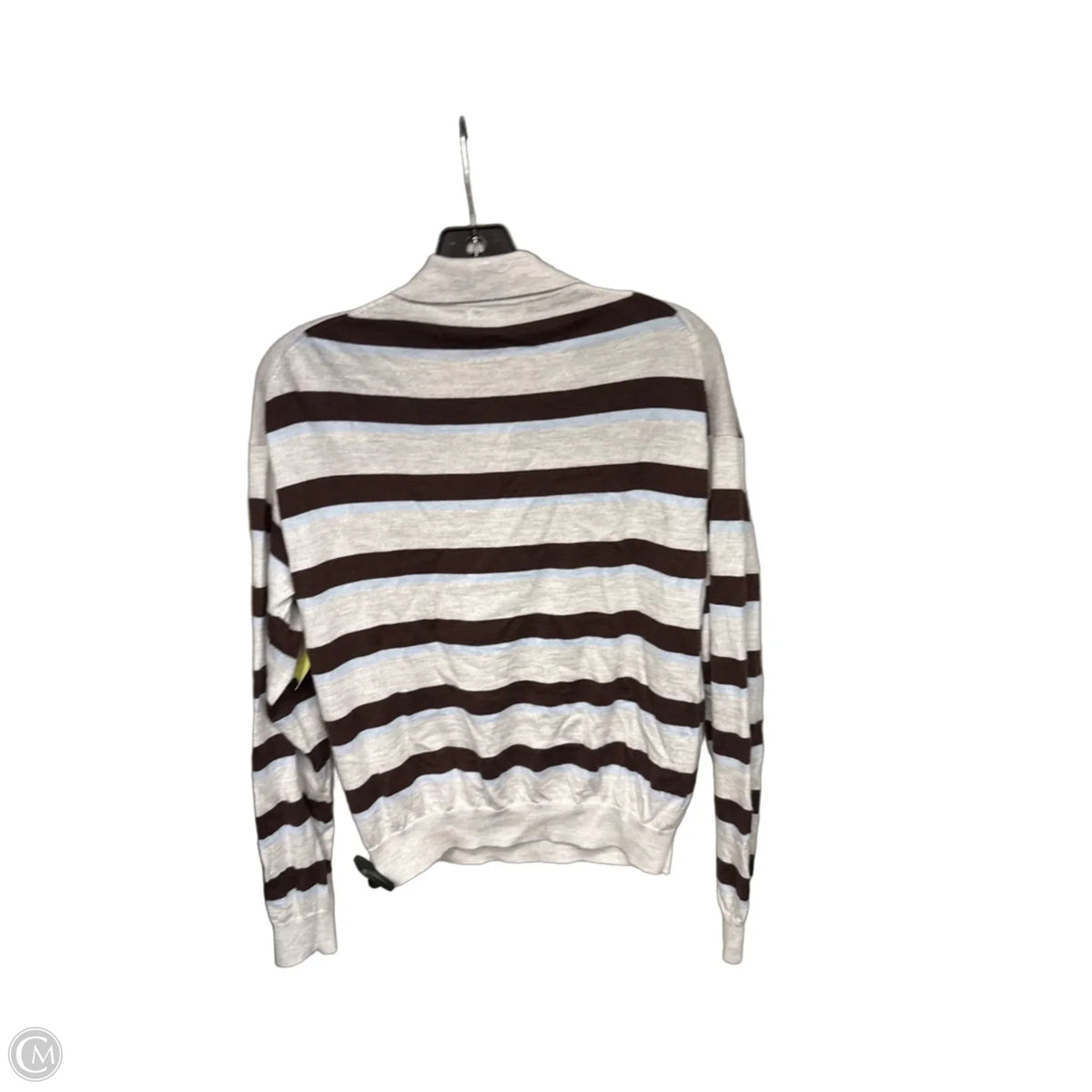 Top Long Sleeve By Madewell In Striped Pattern, Size: M