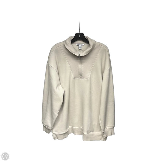 Sweatshirt Collar By Athleta In Beige, Size: Xl