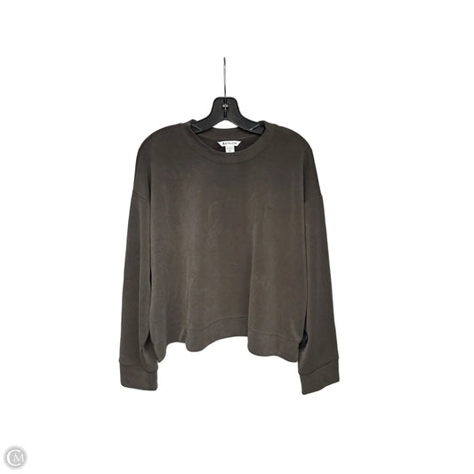 Athletic Sweatshirt Crewneck By Athleta In Brown, Size: Xl