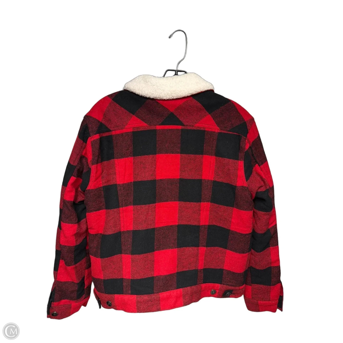 Jacket Other By Love Tree In Black & Red, Size: S