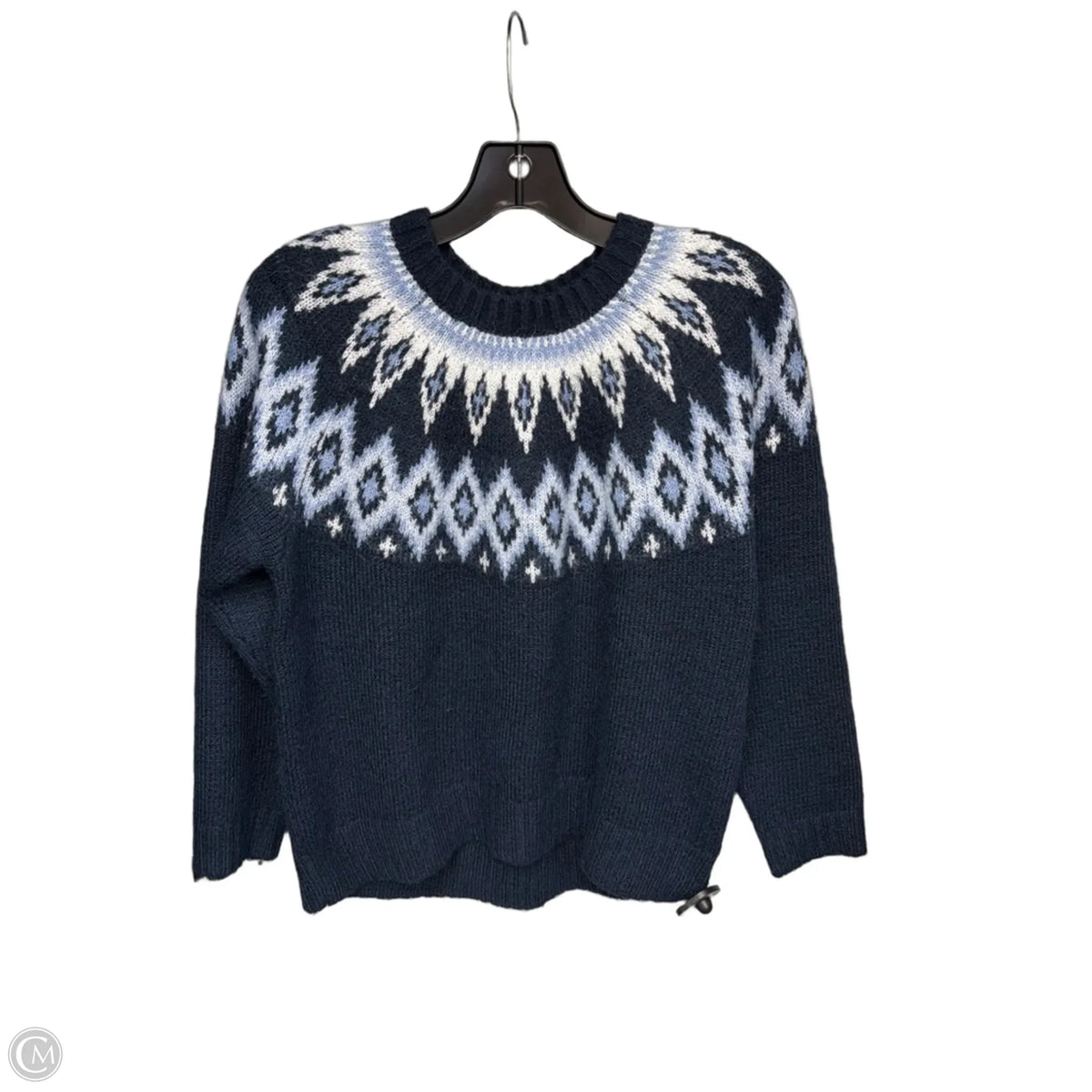 Sweater By Old Navy In Blue & White, Size: Xs